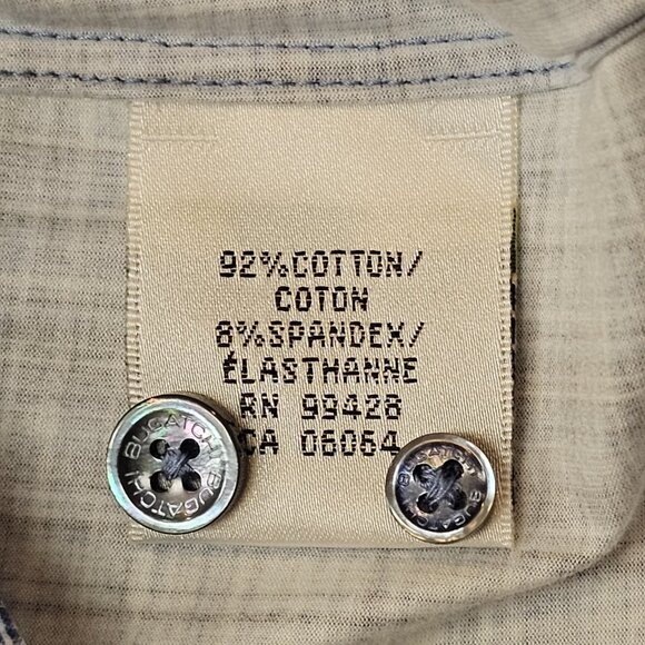 Bugatchi 8 Way Stretch Button Down M - Picture 8 of 8